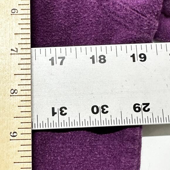 Woolrich Button Up Shirt Women Size M Purple Long Sleeve 100% Cotton Western - Picture 9 of 9